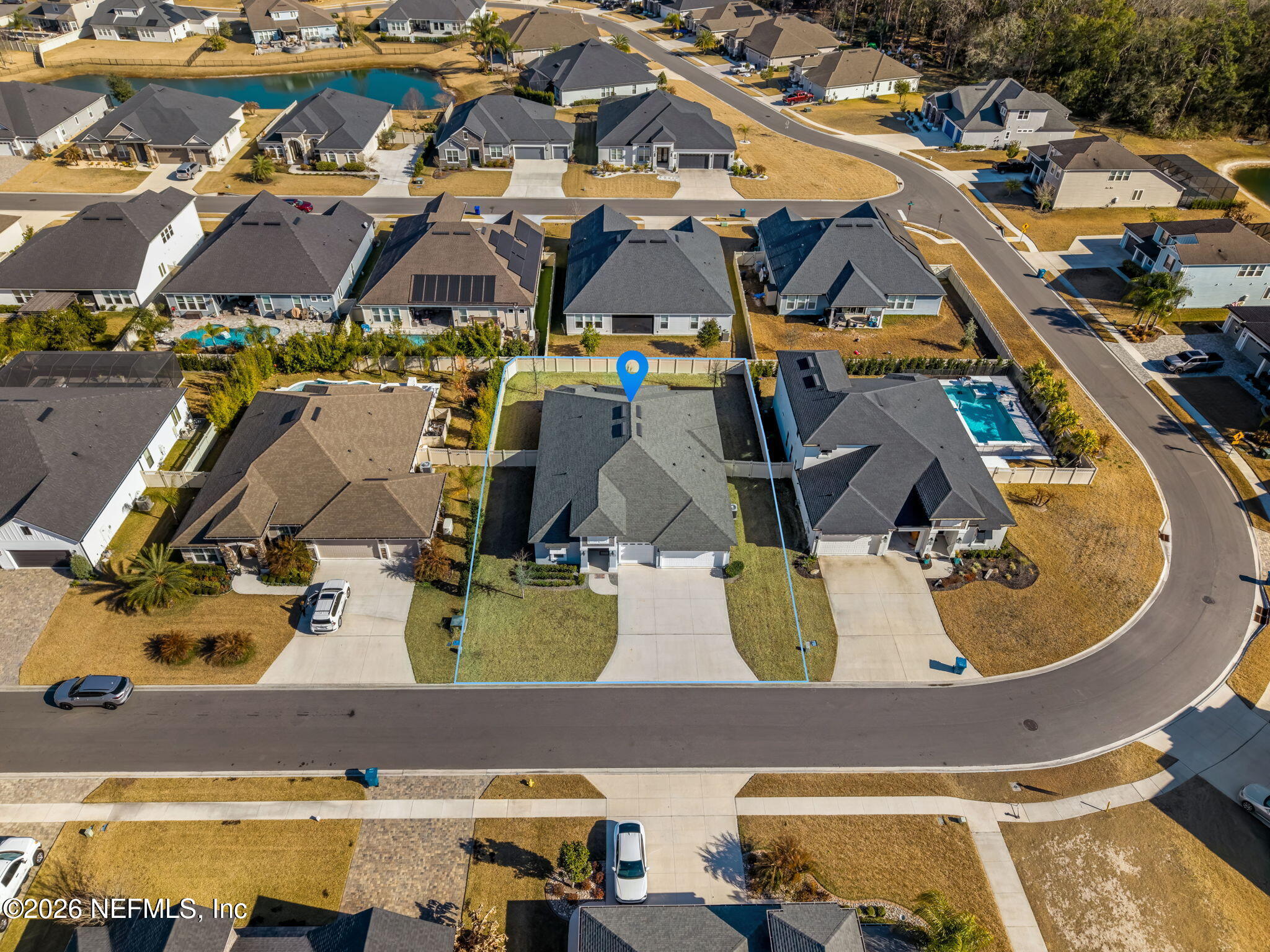 348 Windwalker Drive St. Augustine, FL 32092 - Photo 48 of 56 Aerial View of the Home & Community