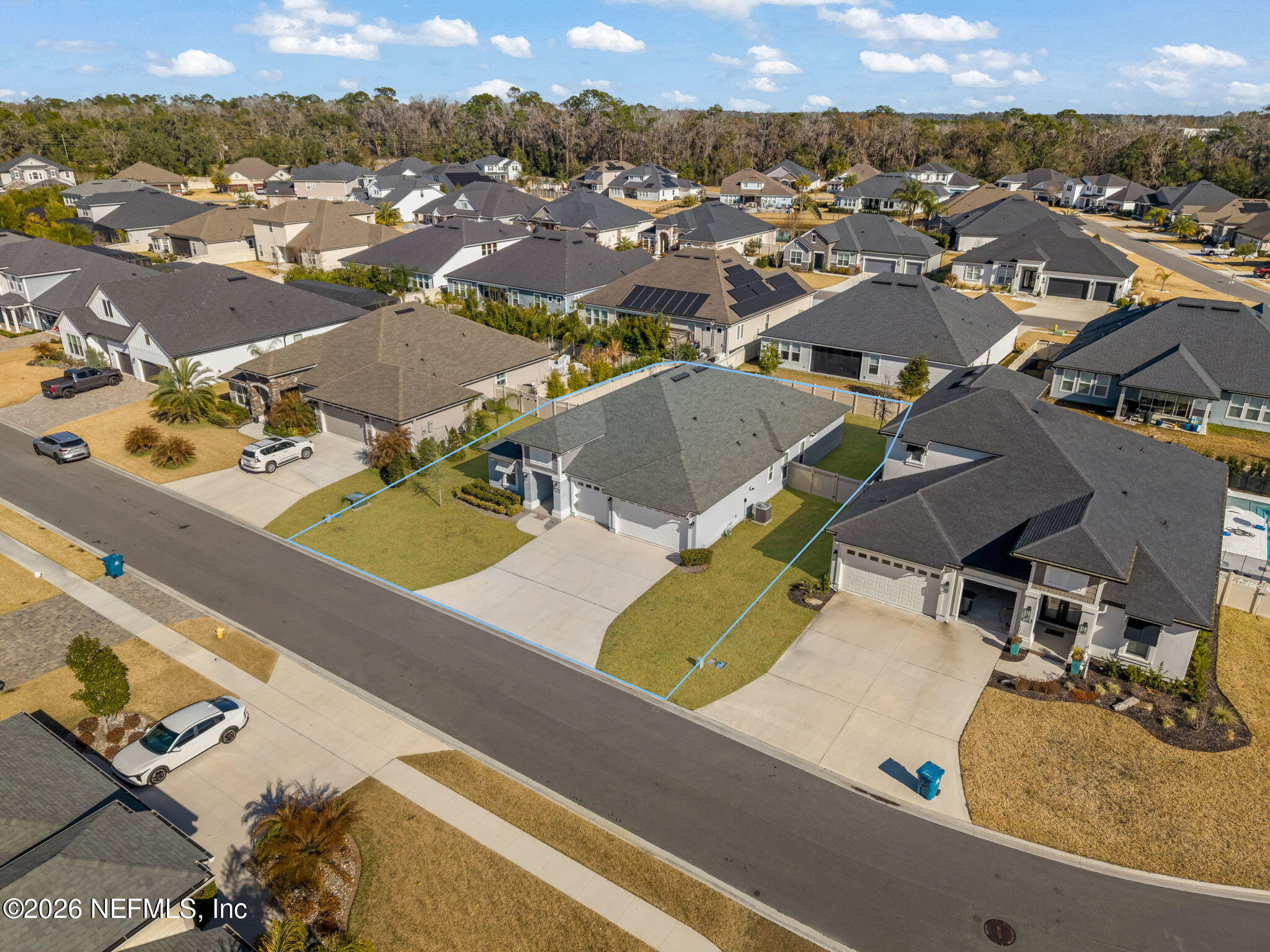 348 Windwalker Drive St. Augustine, FL 32092 - Photo 49 of 56 Aerial View of the Home & Community