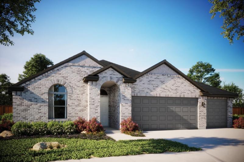 Hamlin Plan. Photos of similar home. Actual home under construction.
