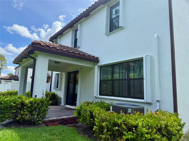 a view of a entrance