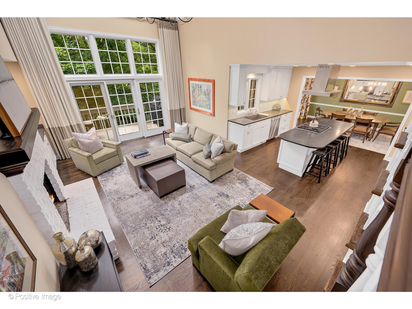 13 Tartan Ridge Road Burr Ridge, IL 60527 - Photo 12 of 37 a living room with furniture and a floor to ceiling window