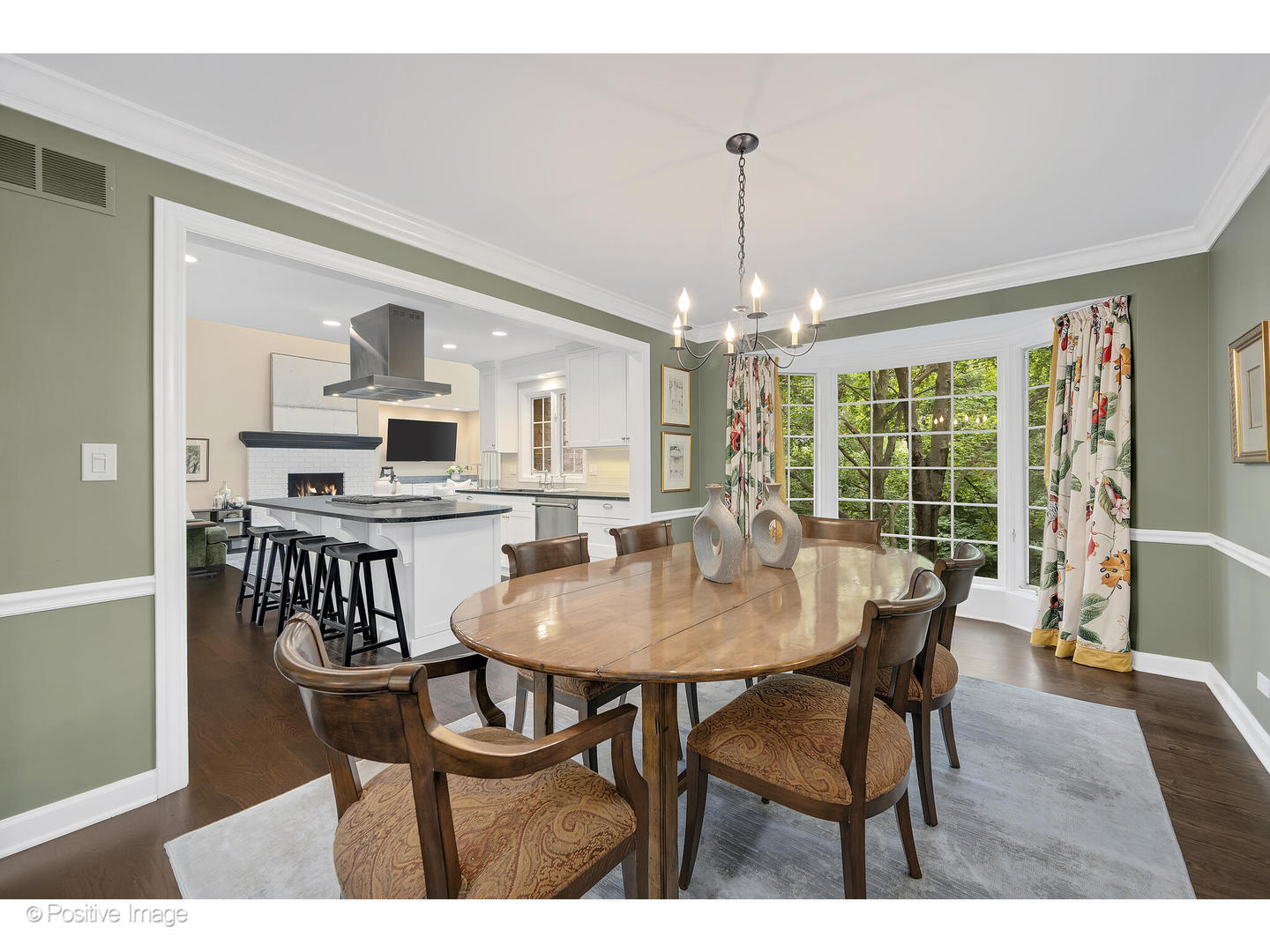 13 Tartan Ridge Road Burr Ridge, IL 60527 - Photo 7 of 37 a view of a dining room with furniture window and wooden floor