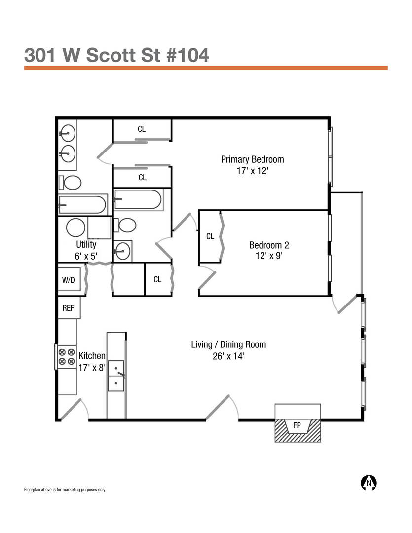 301 West Scott Street, Unit 104 Chicago, IL 60610 - Photo 20 of 20