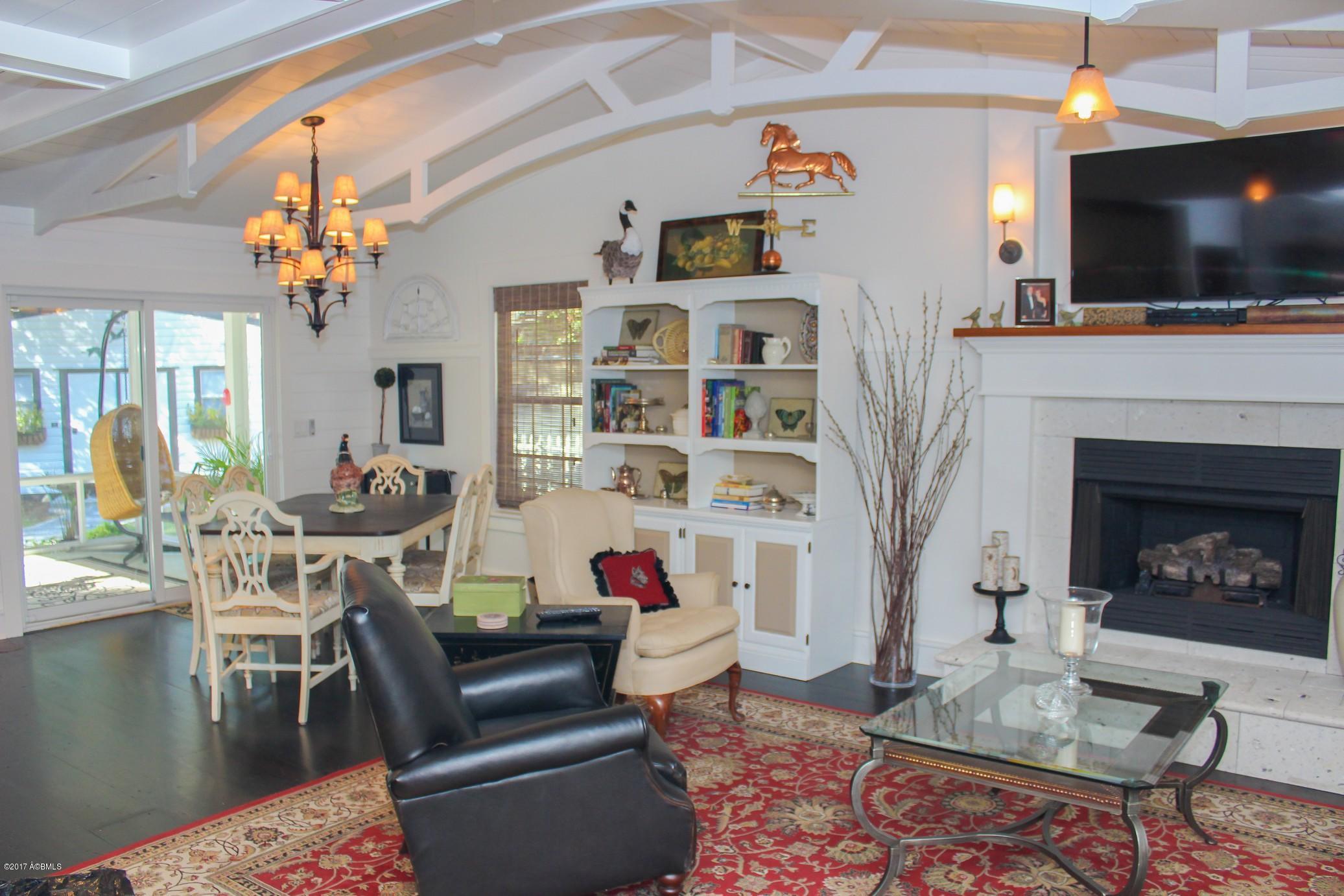 753 Sams Point Road Beaufort, SC 29907 - Photo 1 of 29 Dining Area Fireplace