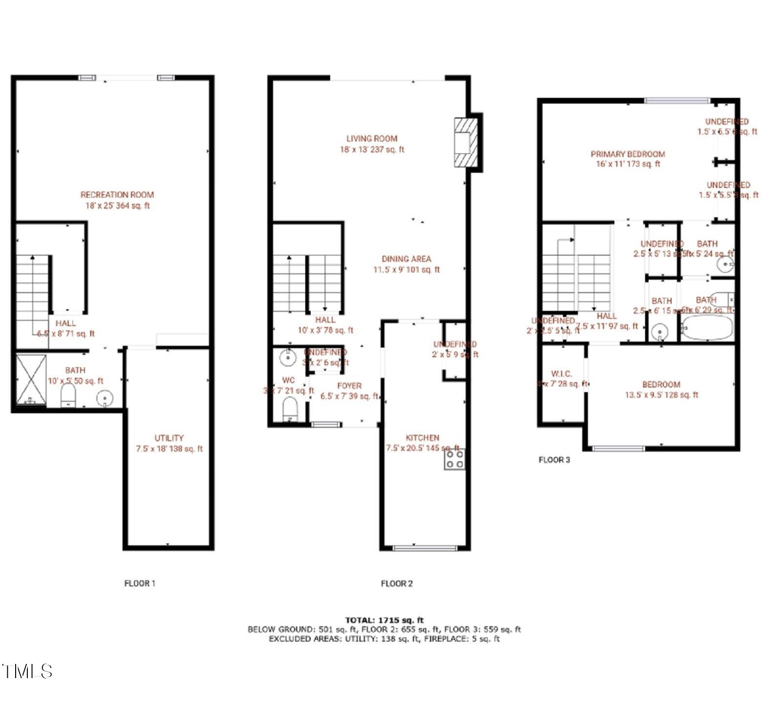 196 Ridge Trail Chapel Hill, NC 27516 - Photo 32 of 32 a picture of a floor plan