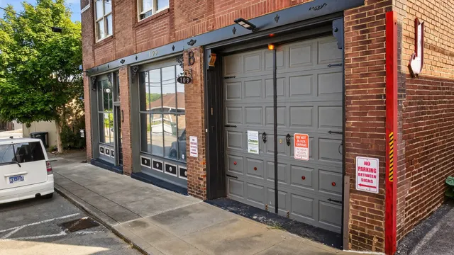 a view of a living room and dining room