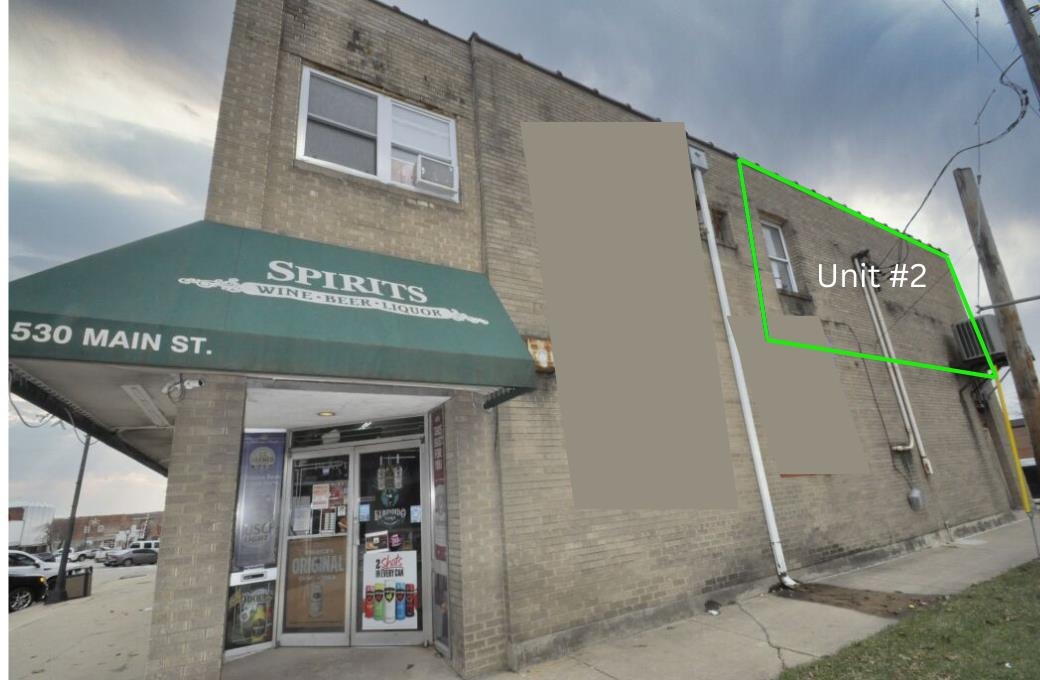 a view of a entryway door of the building