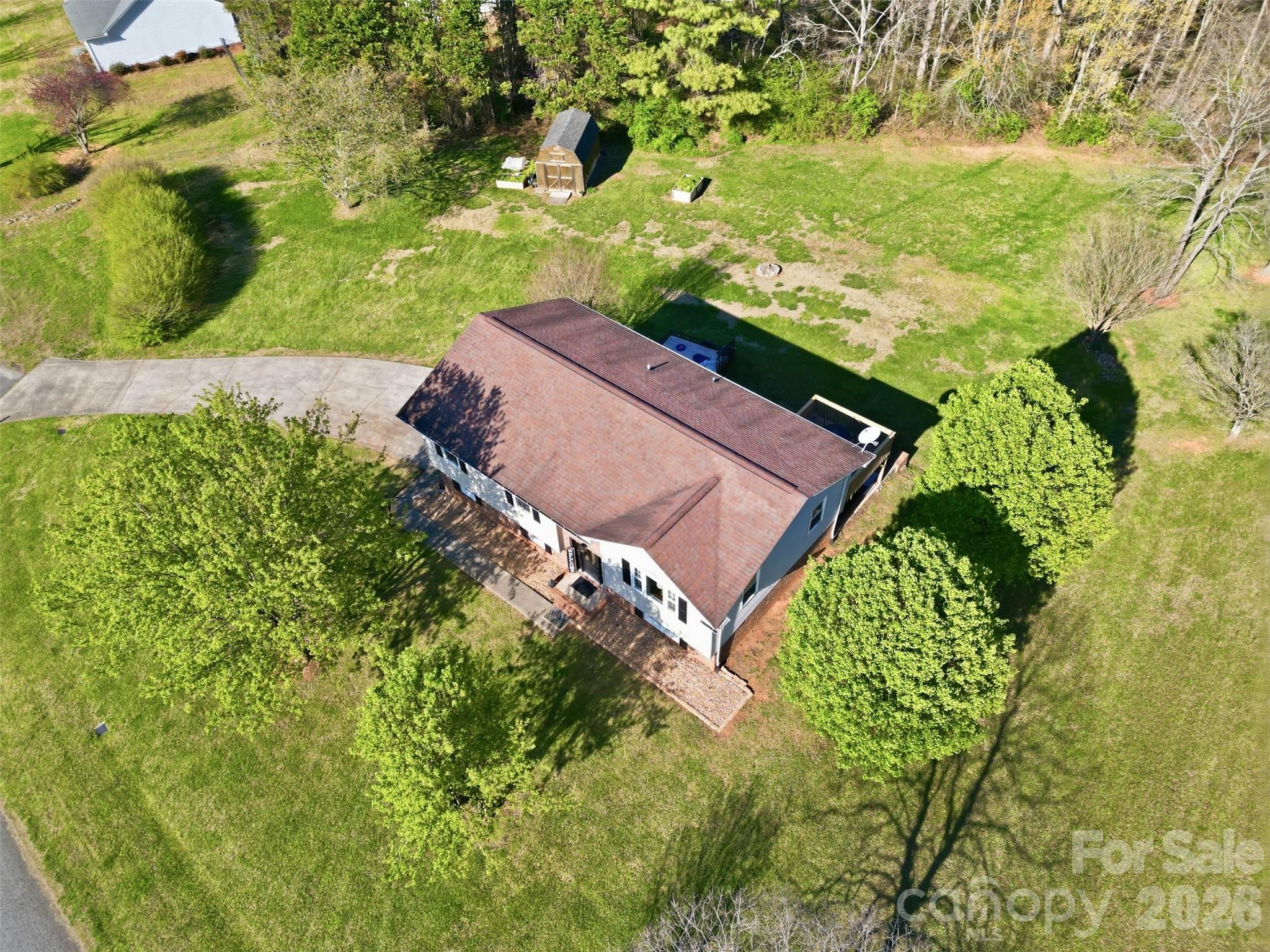 3918 Plum Street Conover, NC 28613 - Photo 30 of 31 a view of a yard with an umbrella