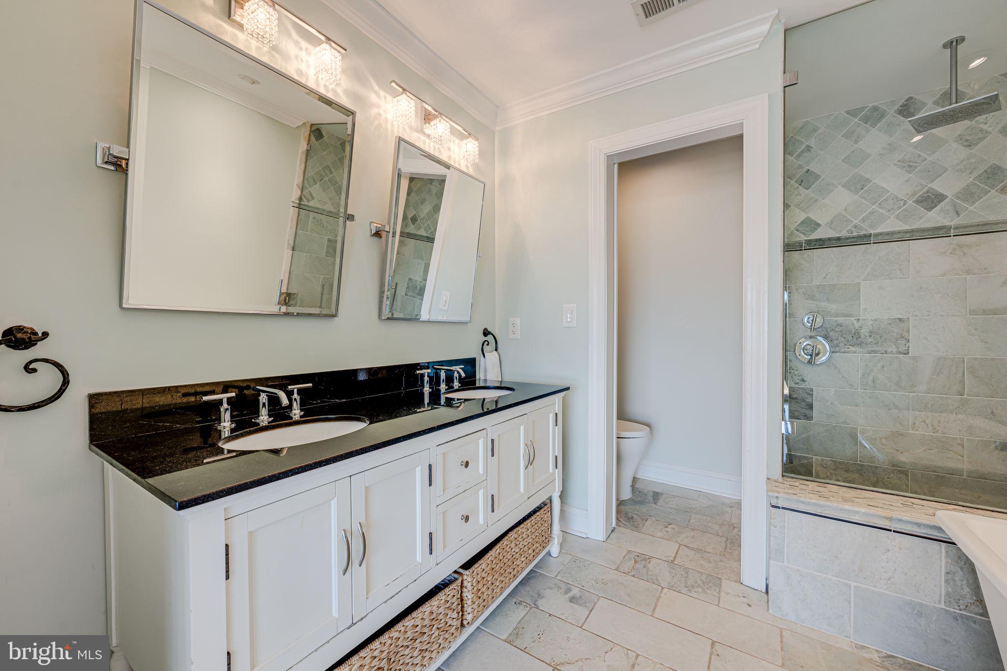 11222 Lagoon Lane Reston, VA 20191 - Photo 11 of 20 a bathroom with a sink and a mirror