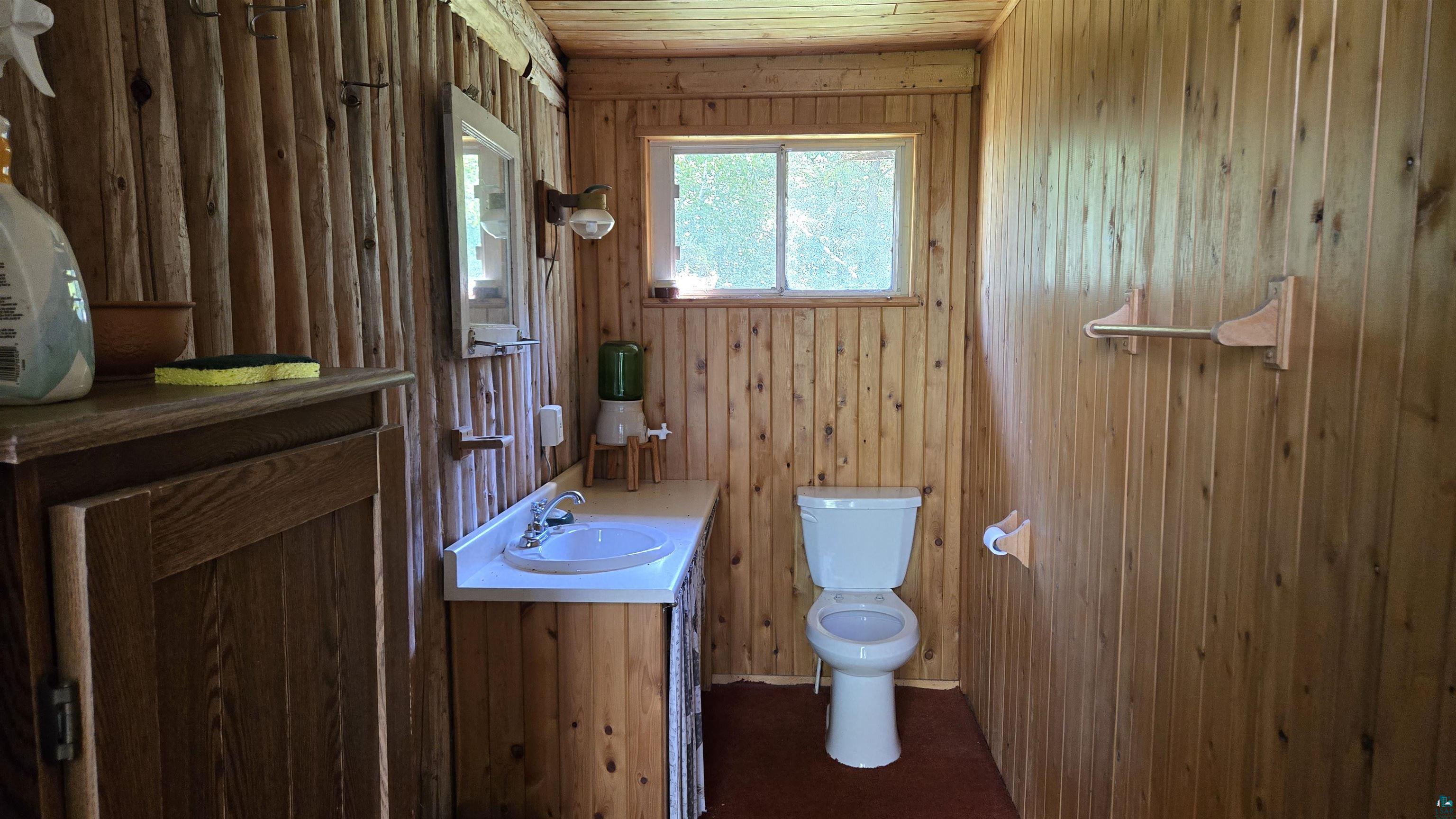 Tbd33 Tbd33 Donovan Point Orr, MN 55771 - Photo 23 of 50 Bathroom featuring vanity and wood walls