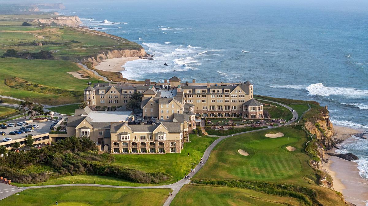 116 Carnoustie Drive Half Moon Bay, CA 94019 - Photo 27 of 27 aerial view of a house with a garden and lake view