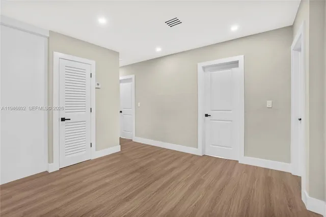 wooden floor in an empty room with wooden floor