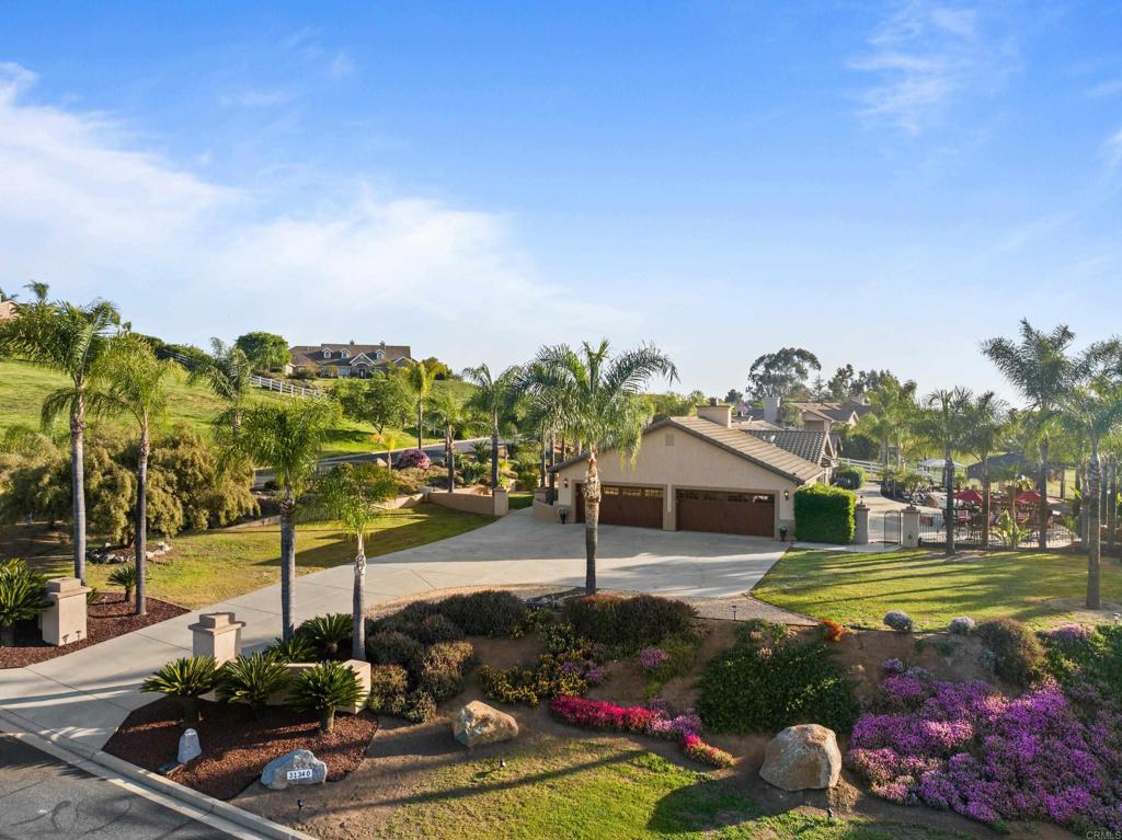a view of a house with a swimming pool