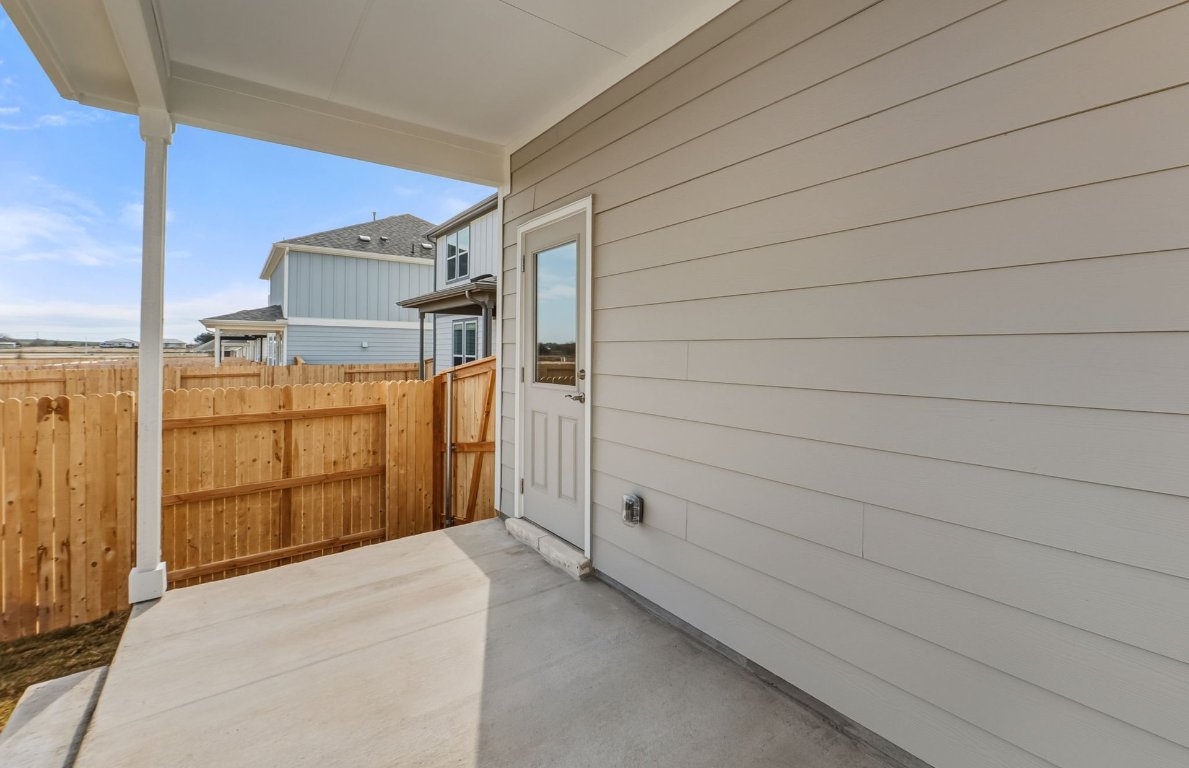 216 Daniels Dusty Trail Georgetown, TX 78626 - Photo 20 of 23 a view of a backyard