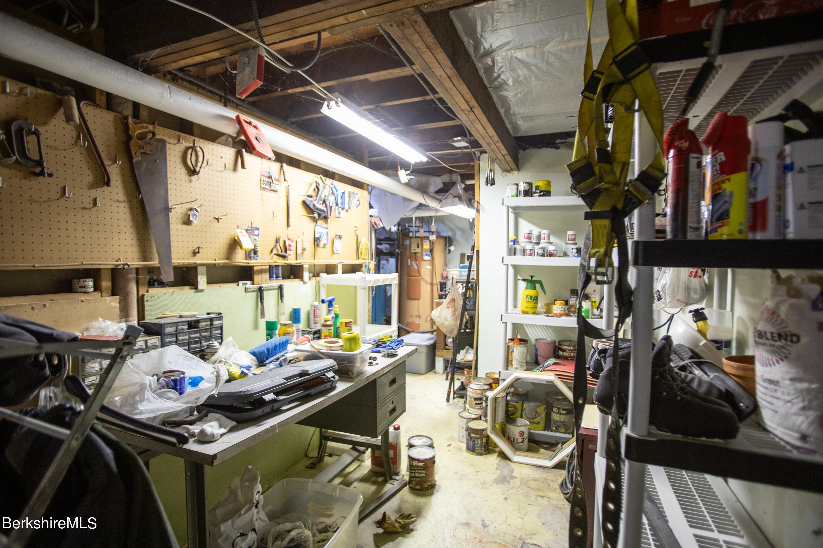 66 Ridgeway Avenue Pittsfield, MA 01201 - Photo 28 of 40 Basement Workshop