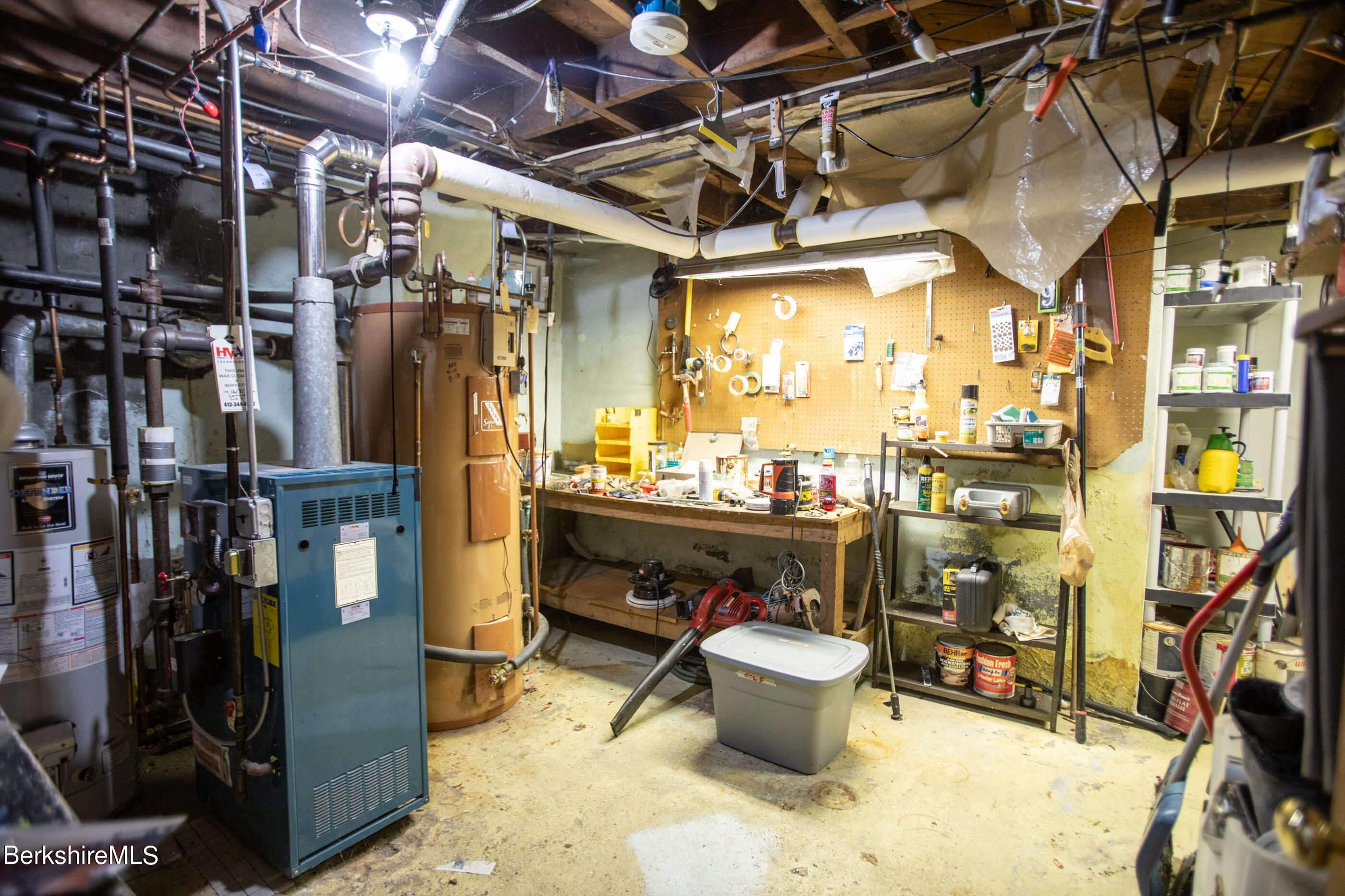 66 Ridgeway Avenue Pittsfield, MA 01201 - Photo 29 of 40 Basement Workshop