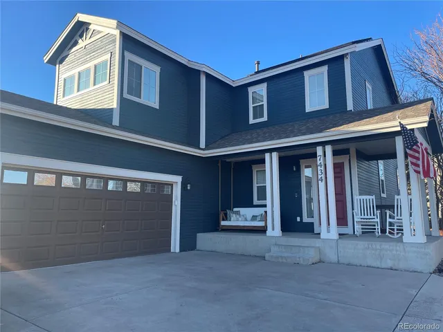 a front view of a building