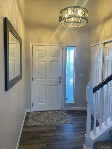 a view of an entryway door