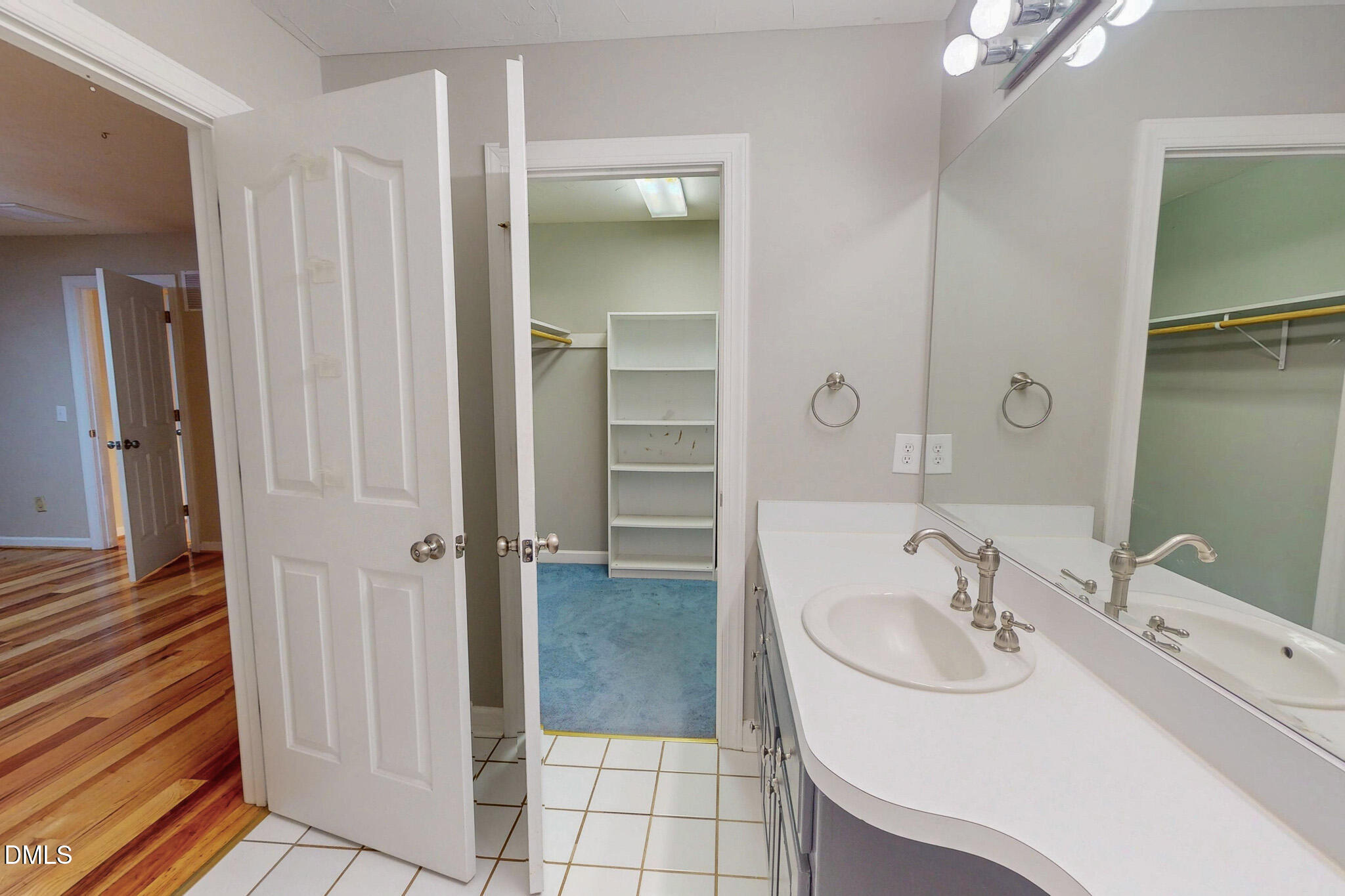 2428 Helena Moriah Road Timberlake, NC 27583 - Photo 60 of 73 a bathroom with a sink and a mirror
