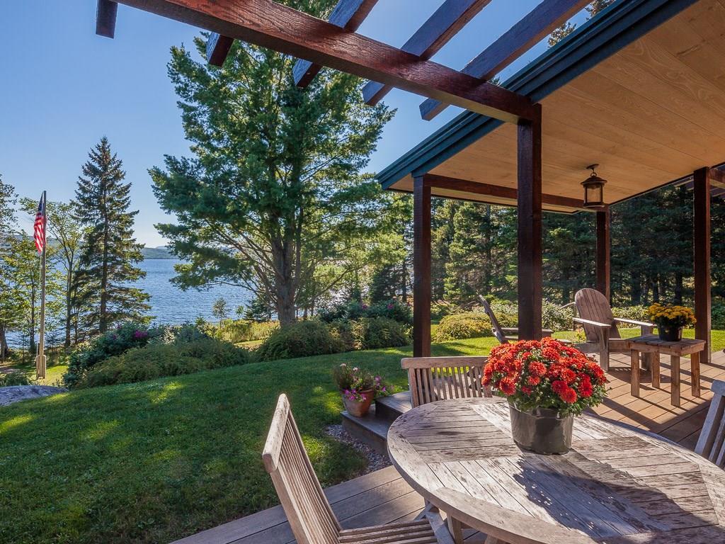 118 Wigton Road Rangeley, ME 04970 - Photo 13 of 35 Deck and seating area off the...