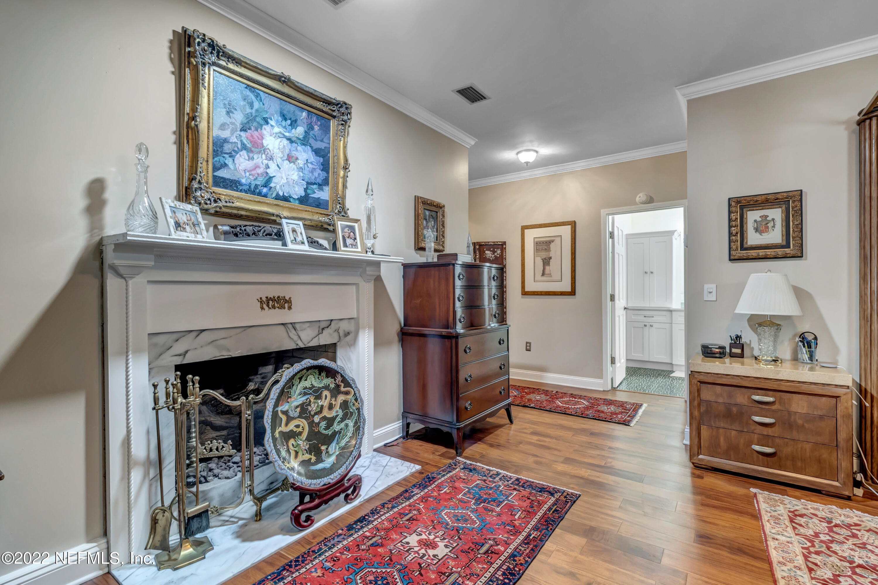 152 Marvin Jones Road Crescent City, FL 32112 - Photo 19 of 83 a living room with furniture and a fireplace