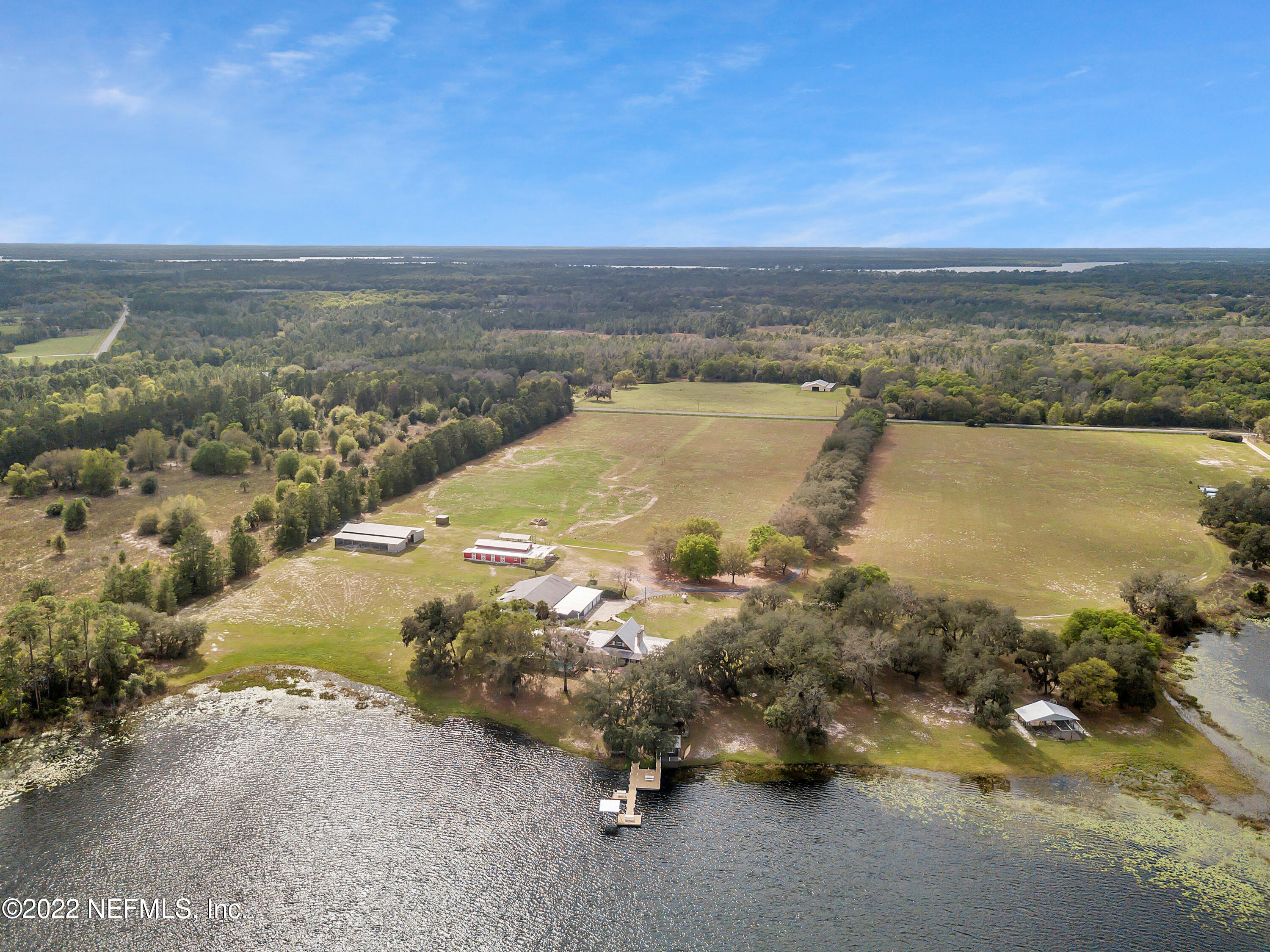 152 Marvin Jones Road Crescent City, FL 32112 - Photo 78 of 83 an aerial view of a houses with ocean view