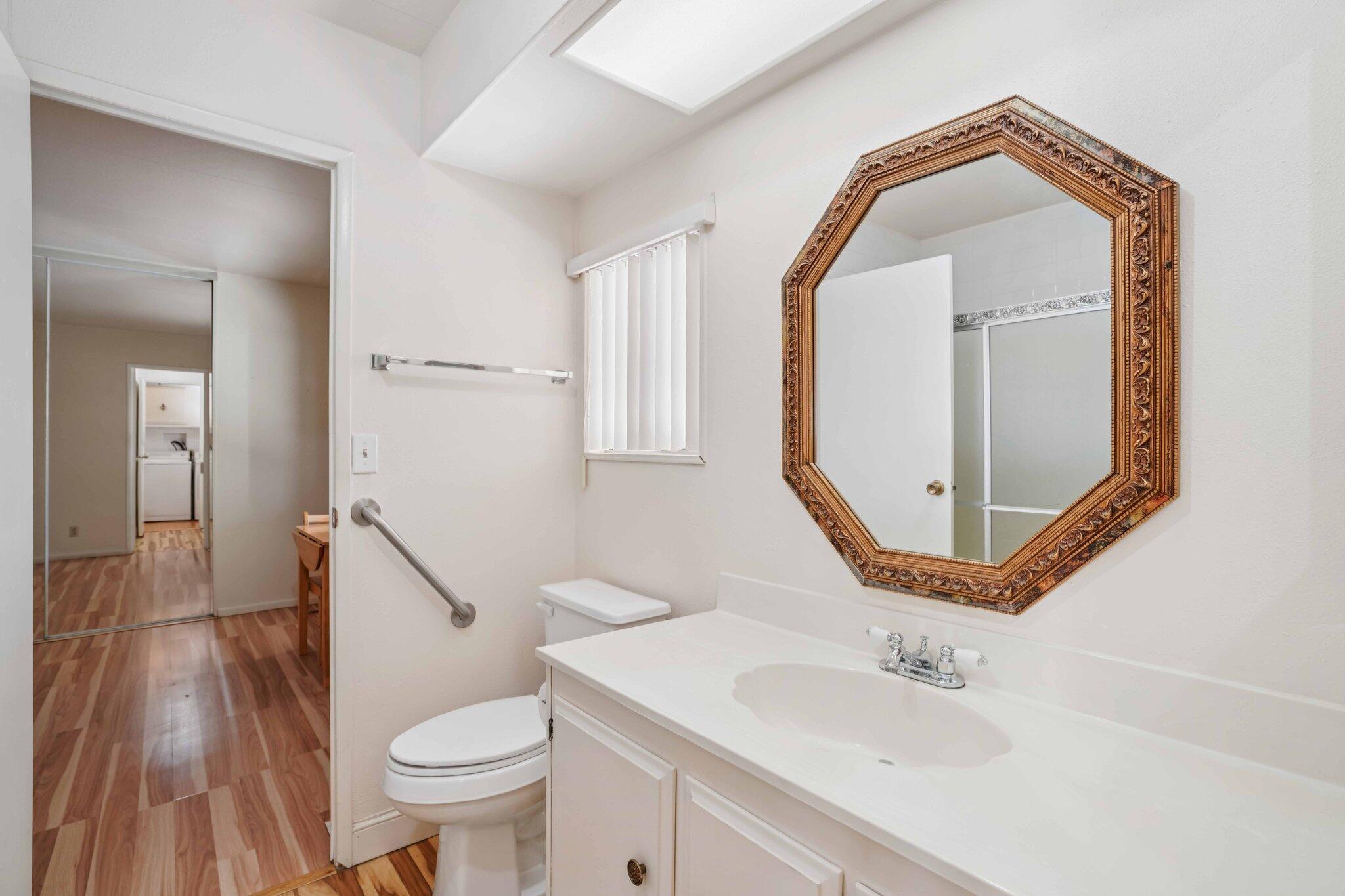 74584 Nevada Circle East Palm Desert, CA 92260 - Photo 29 of 46 a bathroom with a sink and a mirror