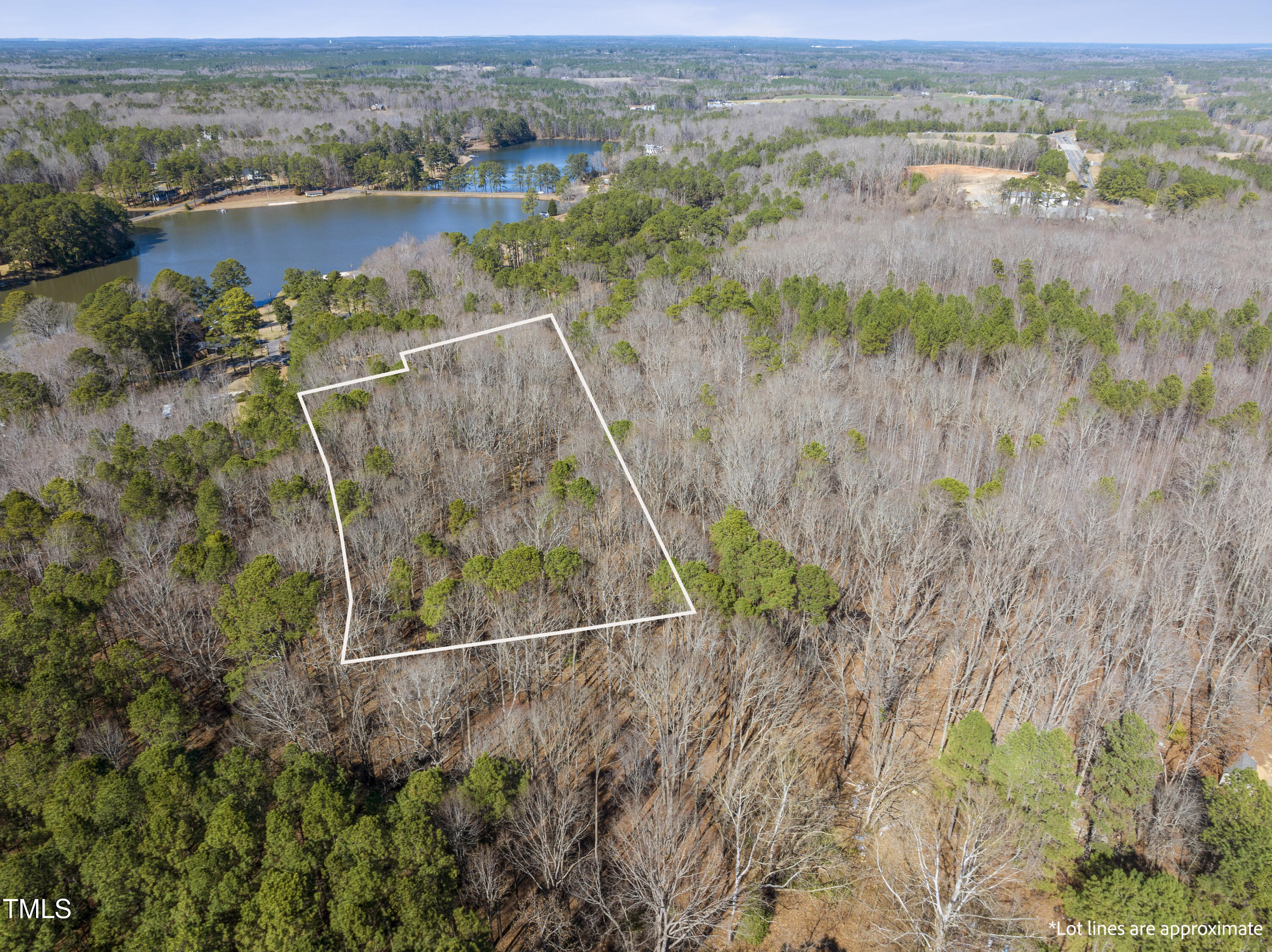 an aerial view of houses with yard