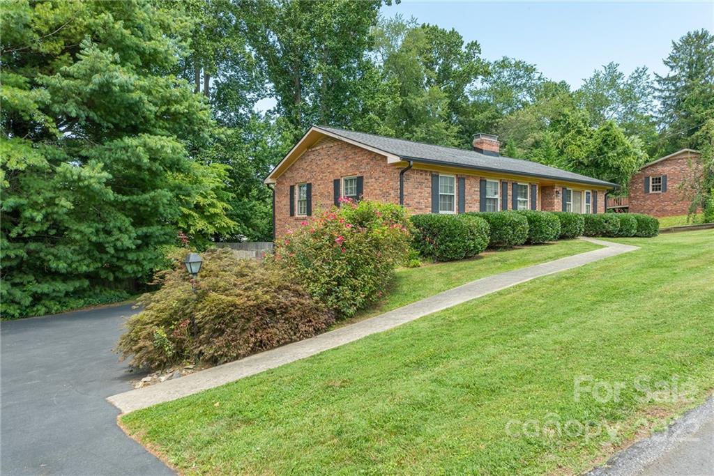 62 Round Top Road Asheville, NC 28803 - Photo 3 of 46 a view of a house with yard and plants