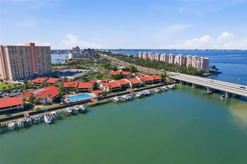 a view of city and lake
