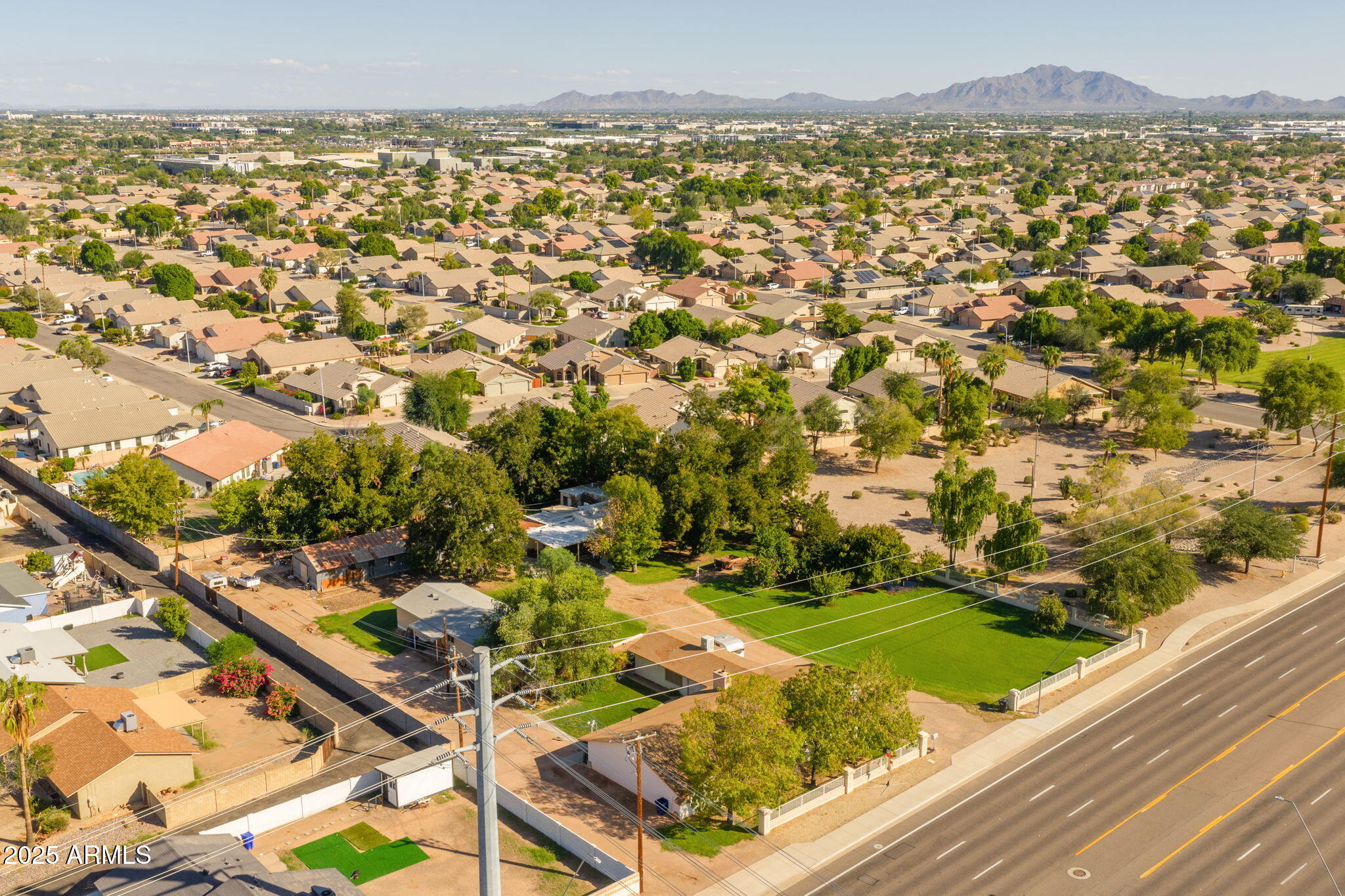 333 South Cooper Road Chandler, AZ 85225 - Photo 11 of 68 an aerial view of residential houses with outdoor space