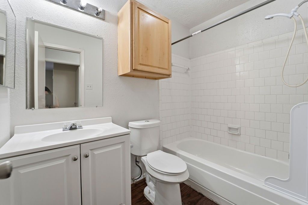 4542 Algernon Drive Spring, TX 77373 - Photo 13 of 19 a bathroom with a sink toilet and shower