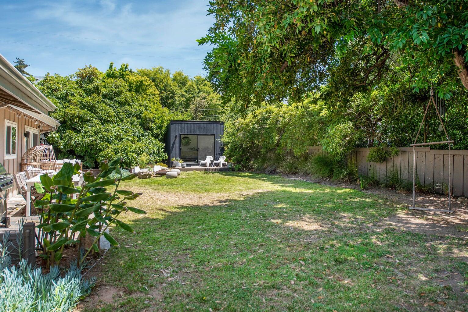 416 North Ontare Road Santa Barbara, CA 93105 - Photo 14 of 18 Backyard to shed