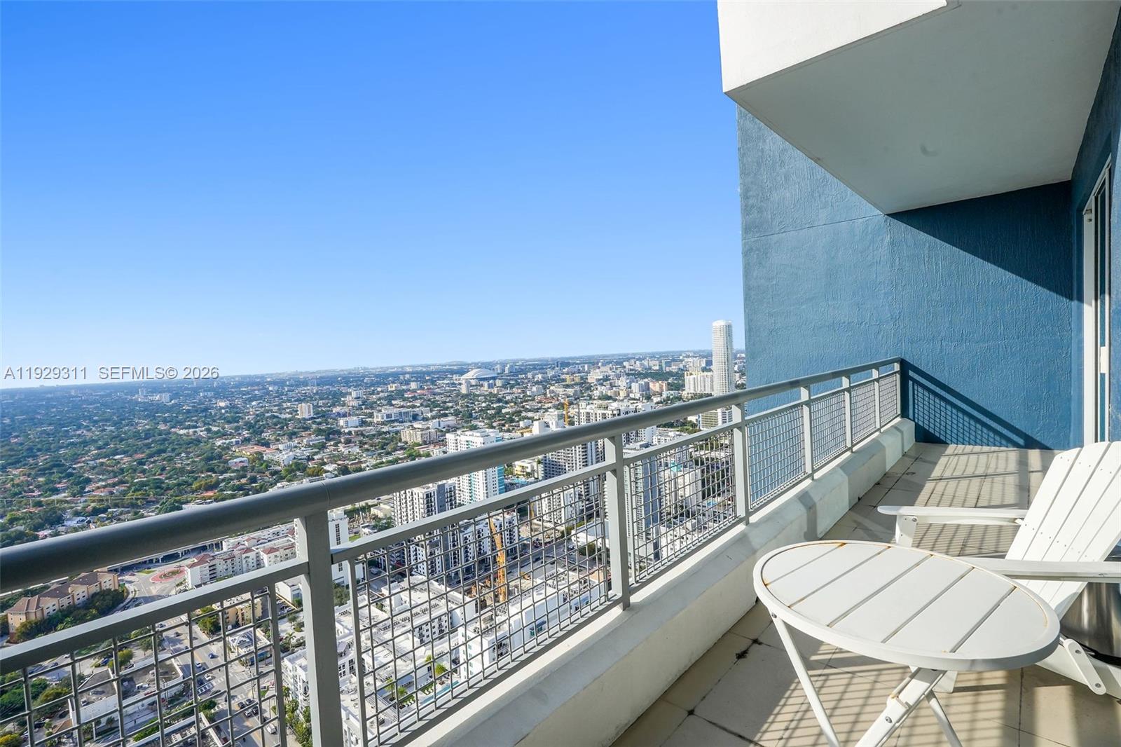 60 Southwest 13th Street, Unit 4607 Miami, FL 33130 - Photo 12 of 39 a view of balcony with furniture