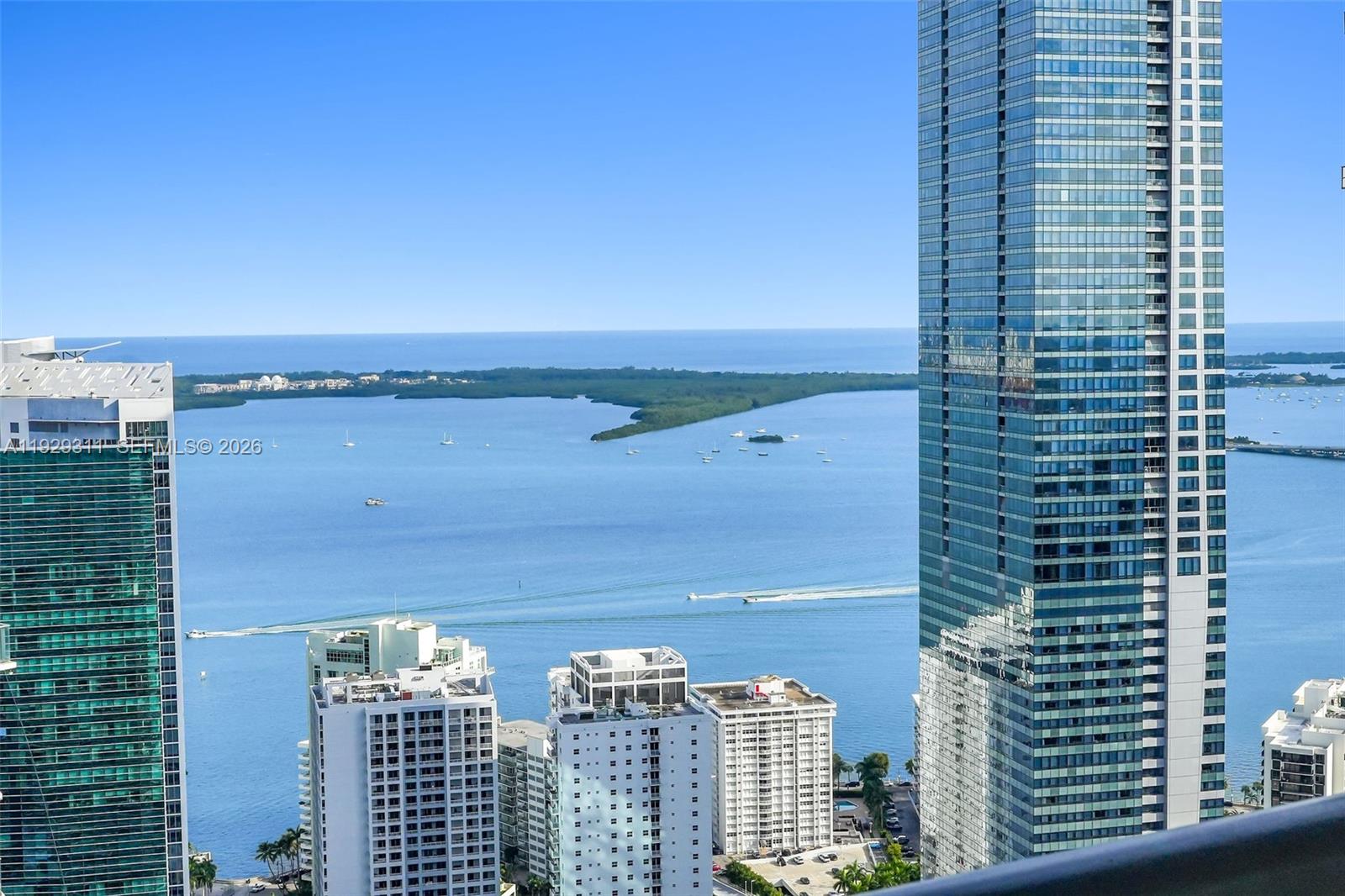 60 Southwest 13th Street, Unit 4607 Miami, FL 33130 - Photo 3 of 39 a view of a balcony with city view