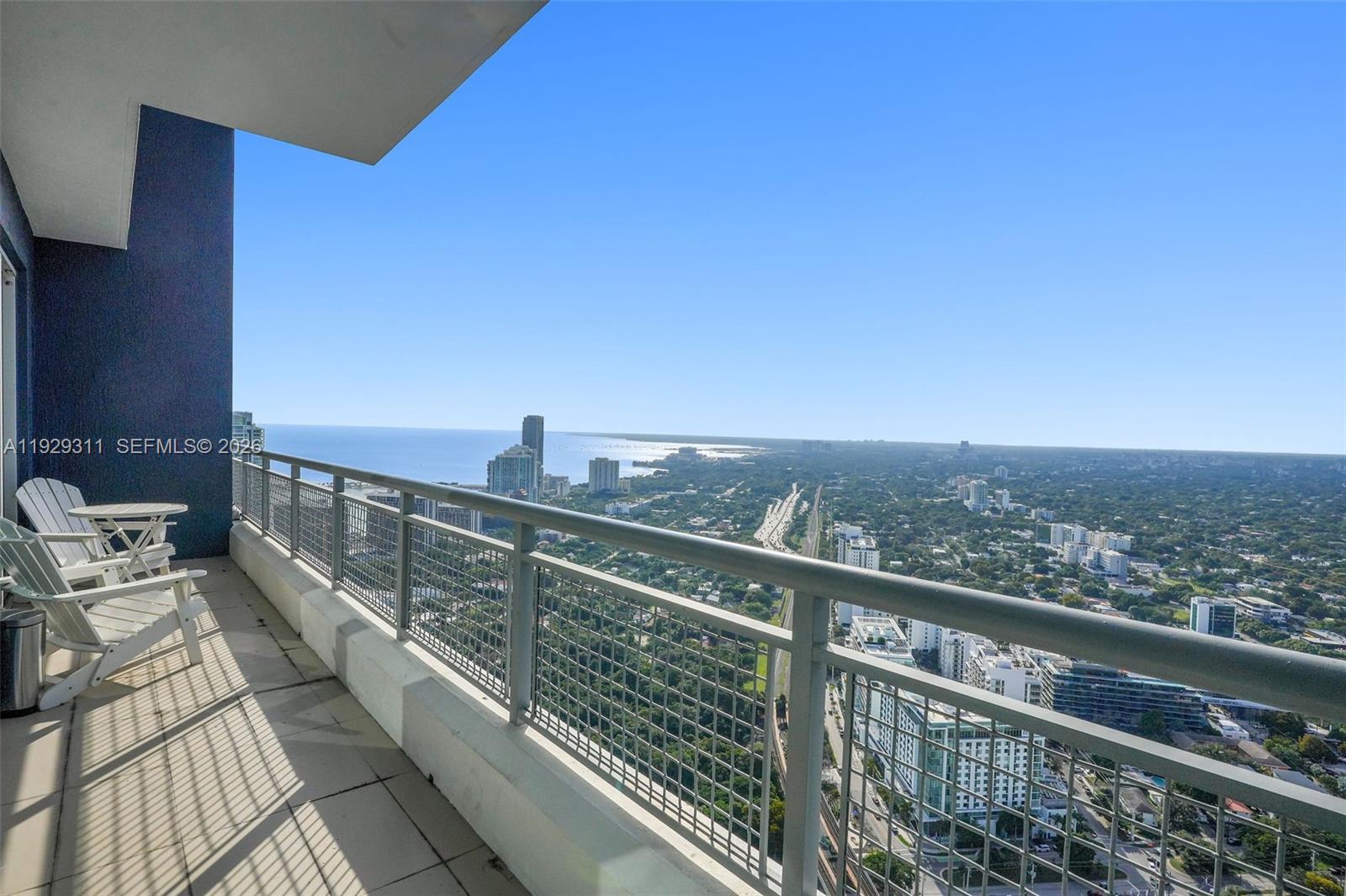 60 Southwest 13th Street, Unit 4607 Miami, FL 33130 - Photo 4 of 39 a view of city with balcony