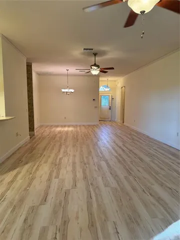 wooden floor in an empty room