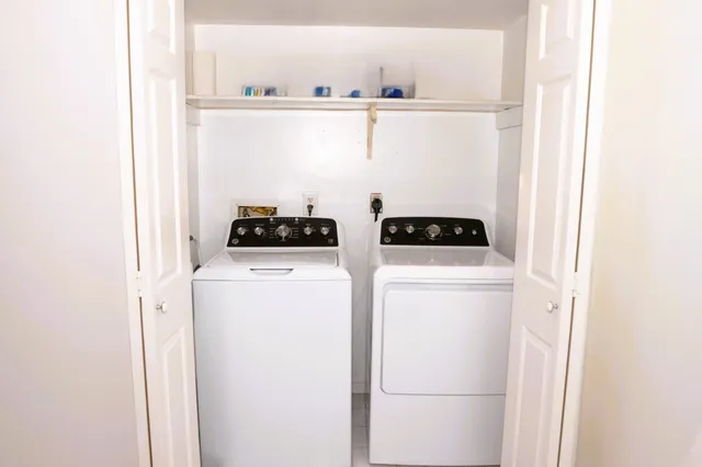 a work room with furniture