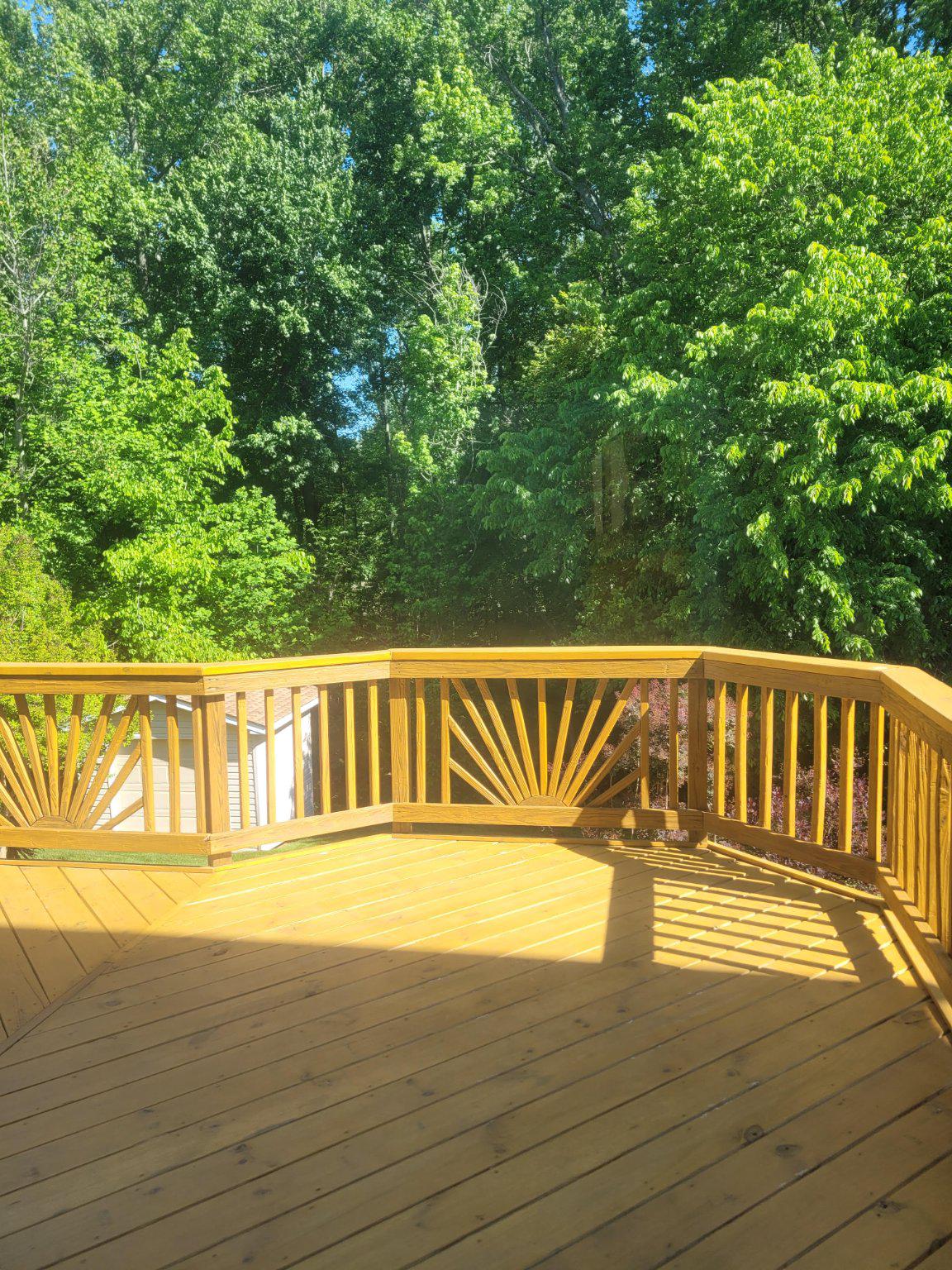1202 Strausberg Street Accokeek, MD 20607 - Photo 13 of 43 Spacious deck embraced by lush greenery.