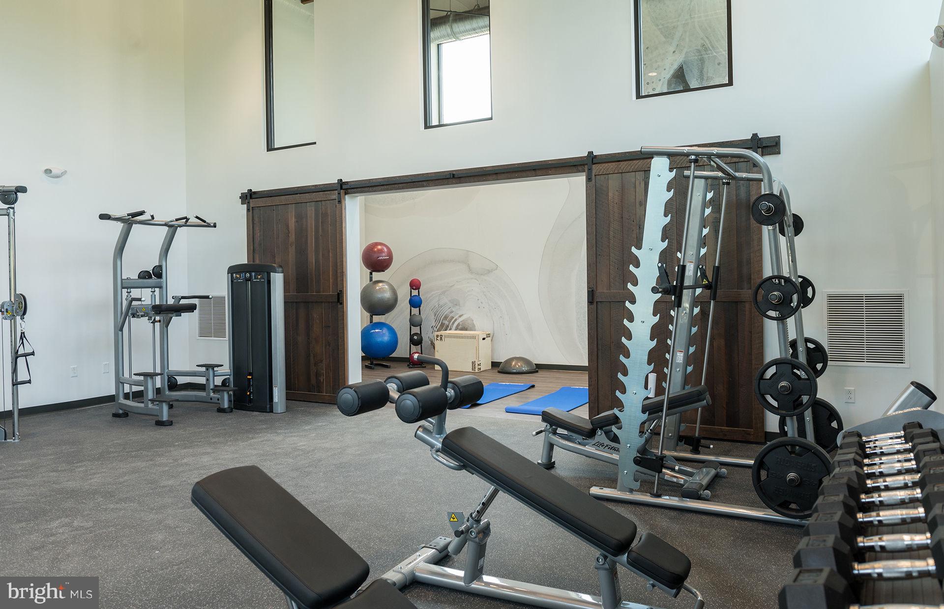 505 Crossvine Lane Laurel, MD 20724 - Photo 37 of 54 a view of a room with gym equipment