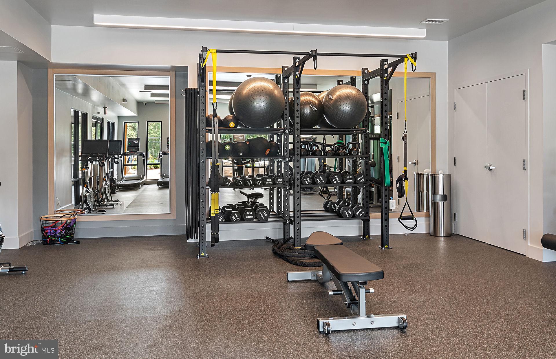 505 Crossvine Lane Laurel, MD 20724 - Photo 50 of 54 a view of a room with gym equipment