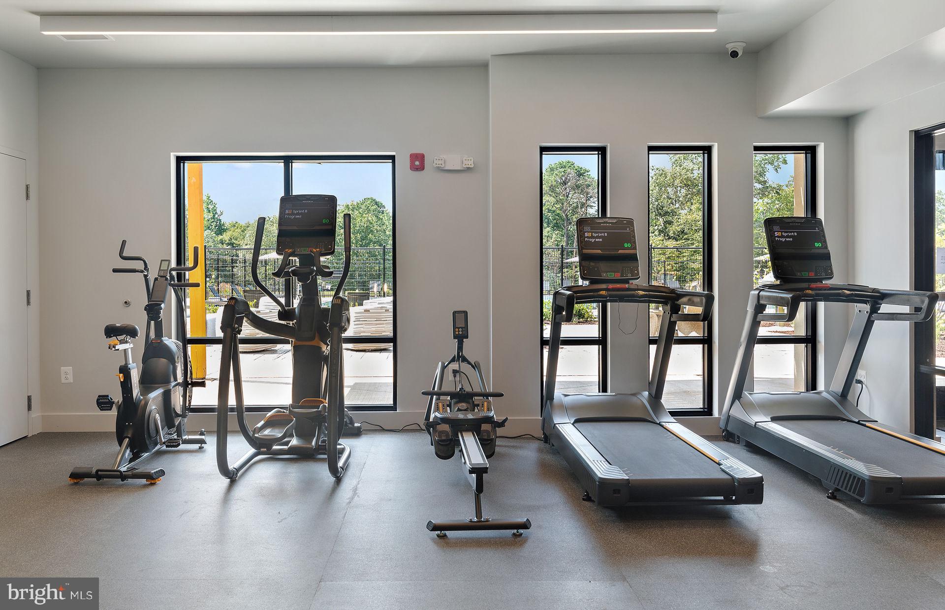 505 Crossvine Lane Laurel, MD 20724 - Photo 51 of 54 a view of a room with gym equipment