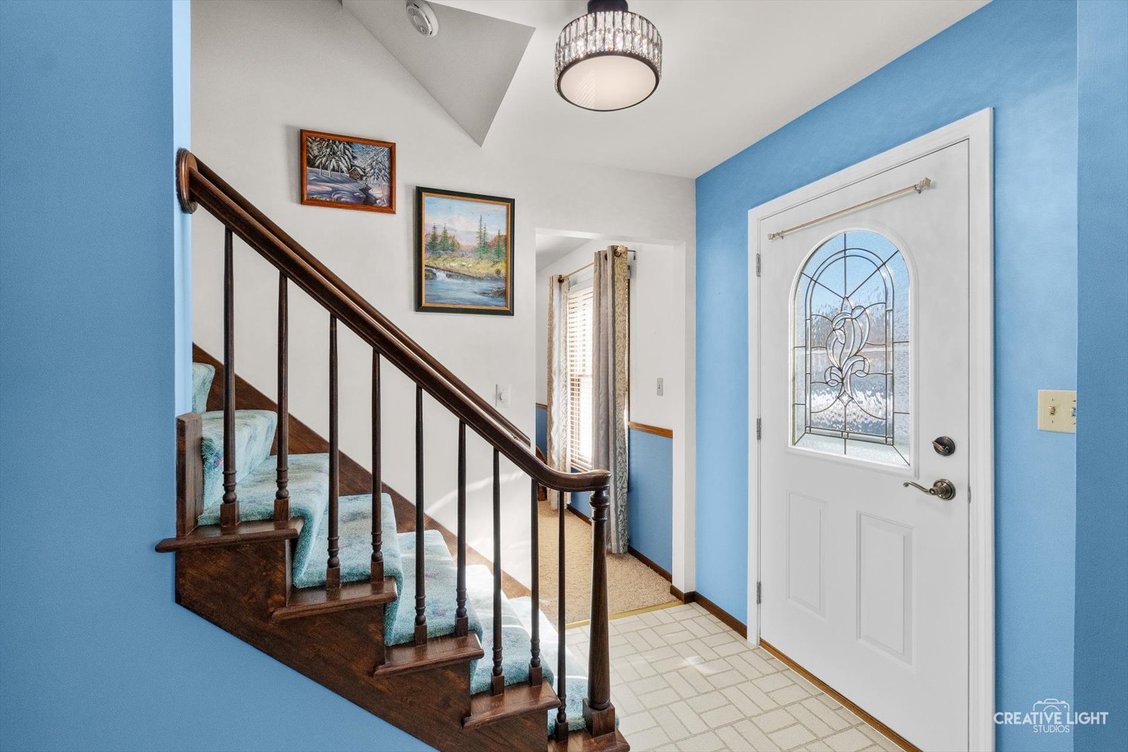 601 North View Street Hinckley, IL 60520 - Photo 2 of 18 a view of entryway and hall with wooden floor