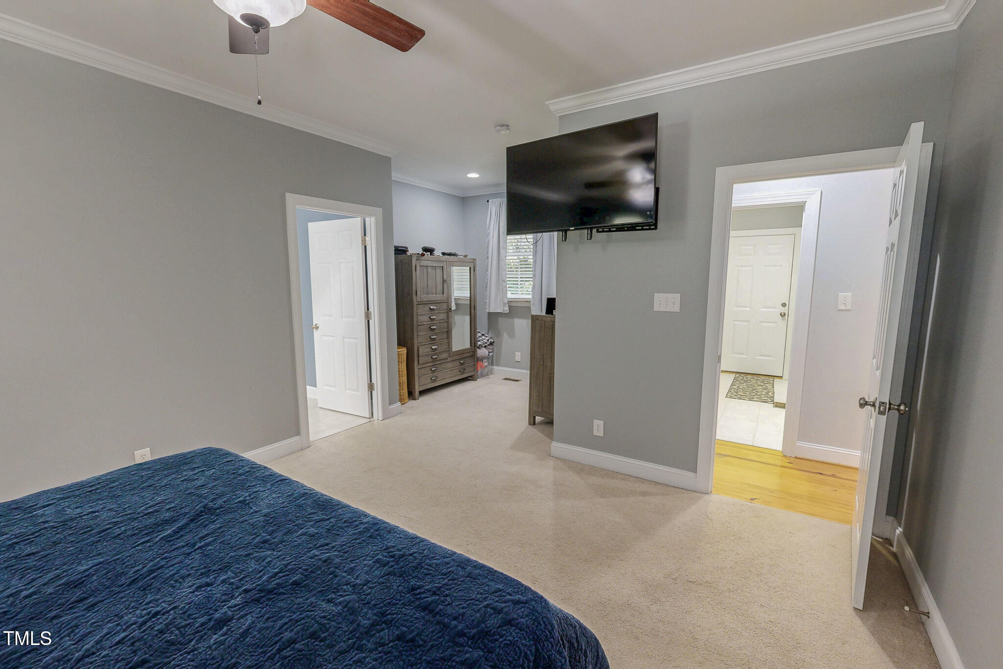 476 North Old Lantern Road Timberlake, NC 27583 - Photo 20 of 50 a view of a livingroom with a flat screen tv