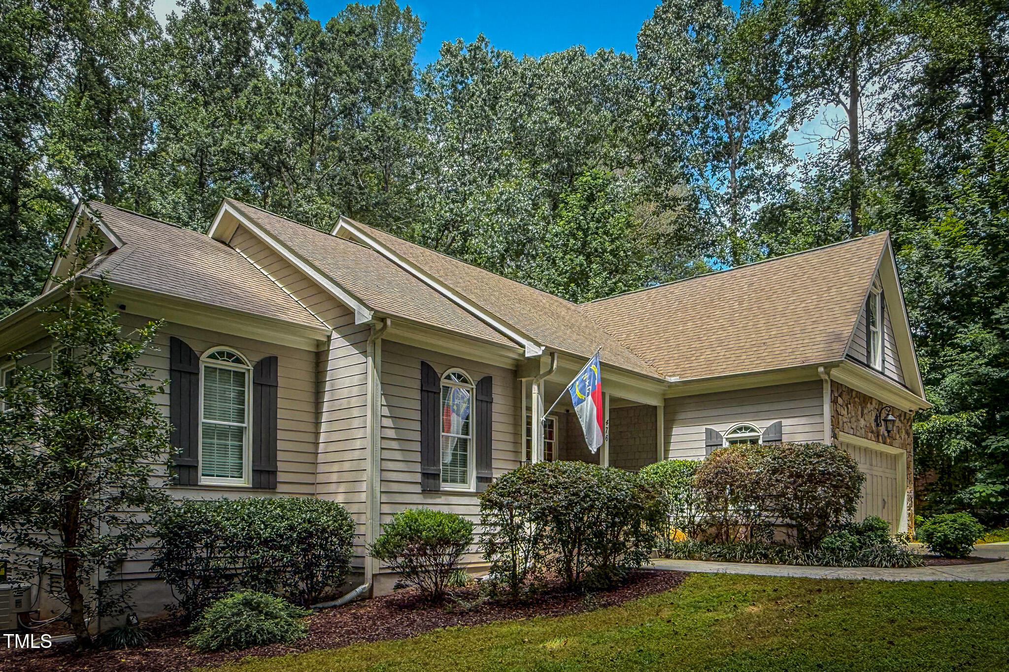 476 North Old Lantern Road Timberlake, NC 27583 - Photo 49 of 50 front view of house with a yard