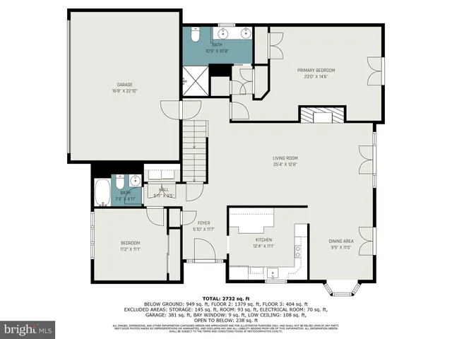 a picture of a room with a white wall and sign