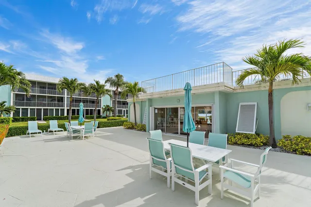 a view of a lake with a city