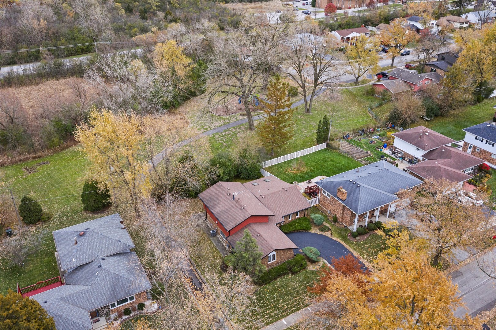 17731 Larkspur Lane Homewood, IL 60430 - Photo 34 of 38 an aerial view of a houses with outdoor space and street view