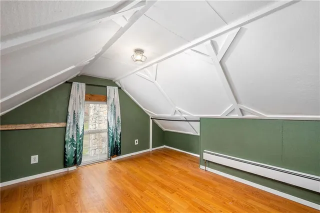 a view of a room with stairs