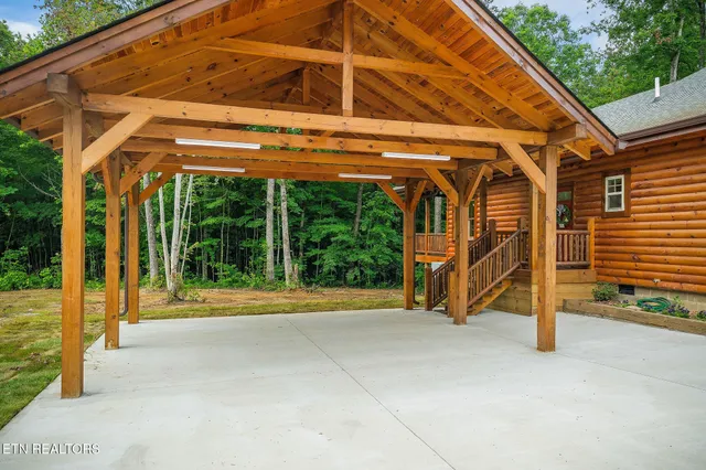 a view of a indoor slide